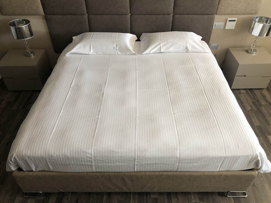 Top Sheet Gessato Bianco - immagine 2