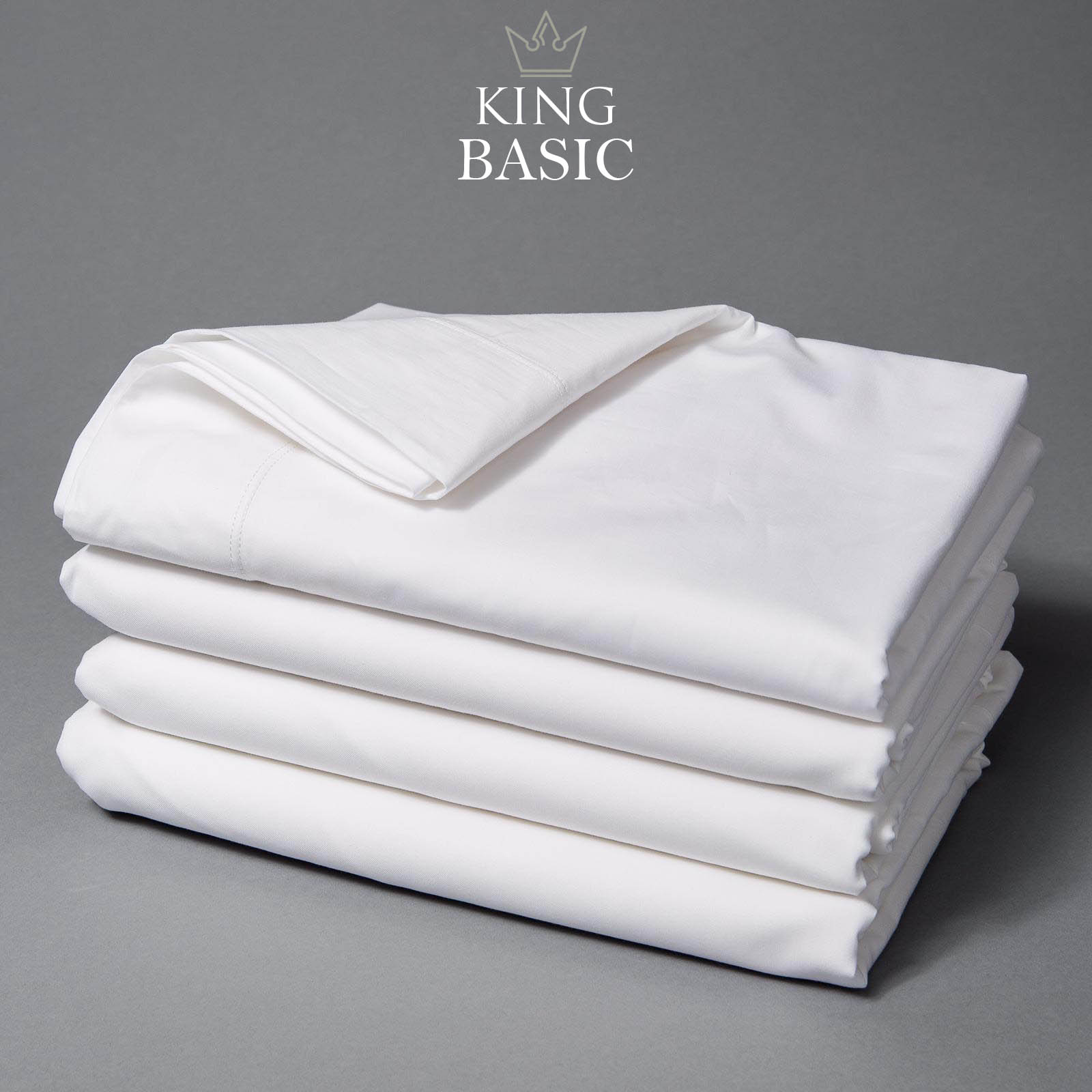 Lenzuolo King Bianco Basic