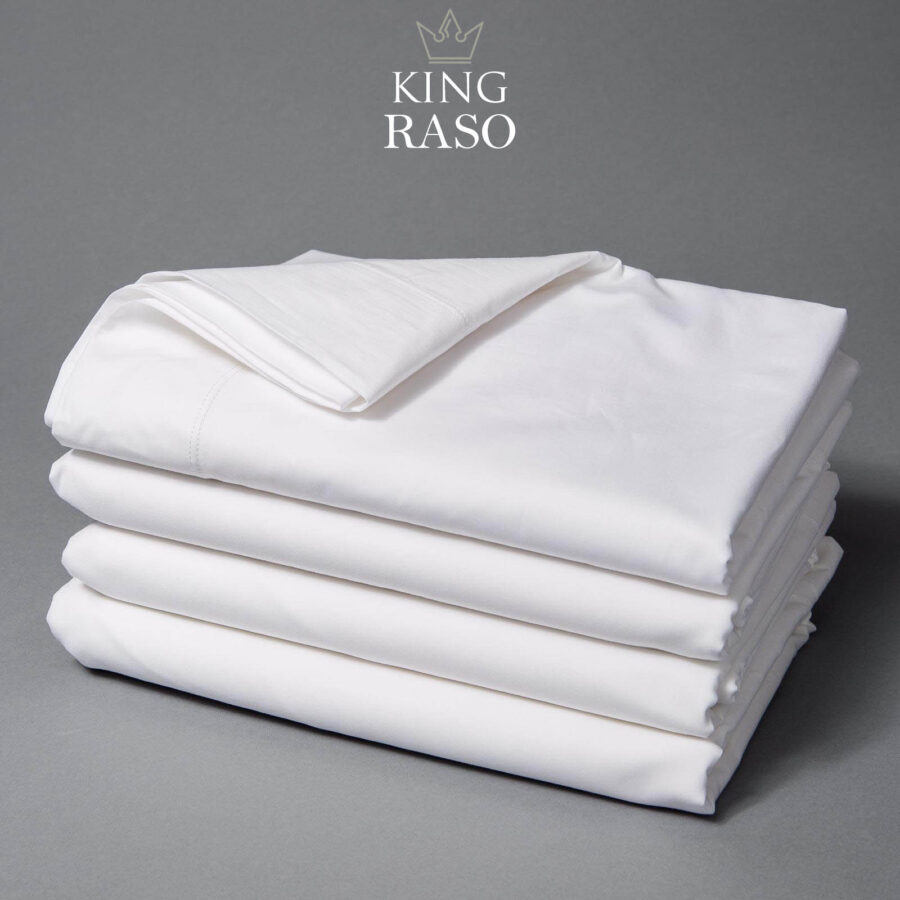 Lenzuolo King Bianco in Raso