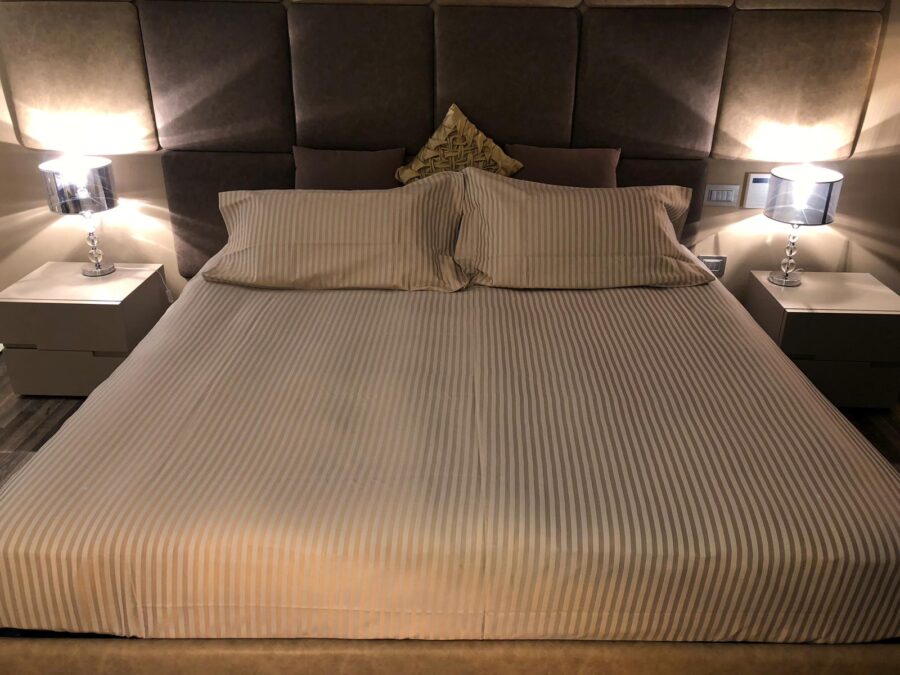 Top Sheet Beige Rigato